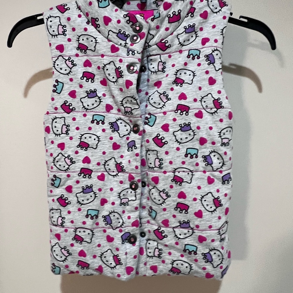 Hello Kitty Gray and Pink Kids Vest